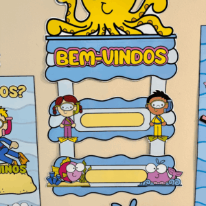 Kit sala de aula fundo do mar